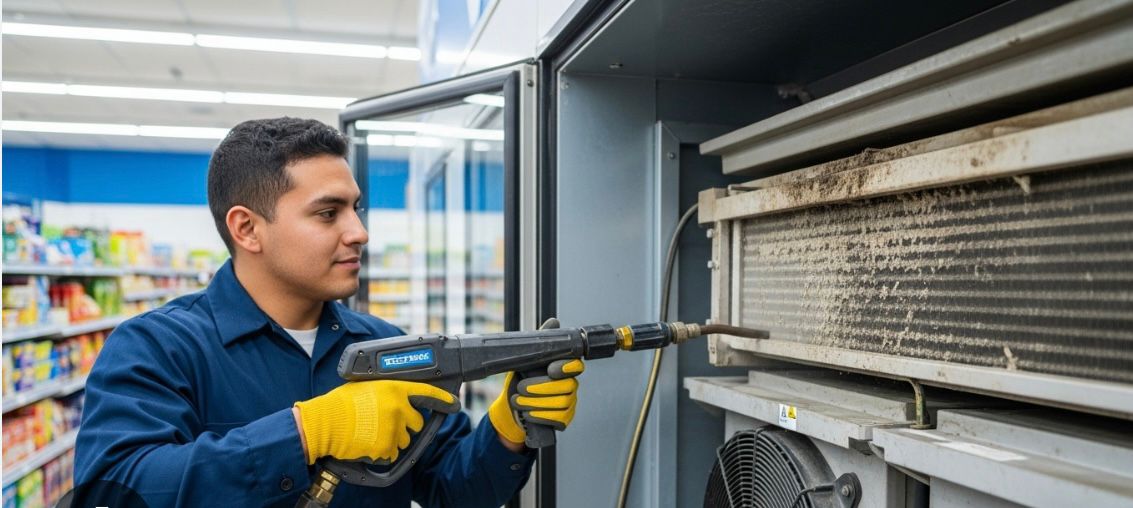 Air conditioning maintenance intervention 7